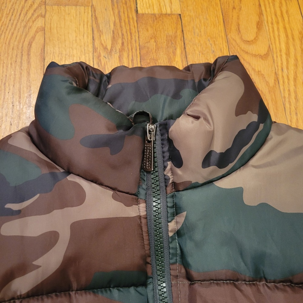 Regal Wear Camo Puffer Vest Woodland Camouflage Zip Up 3XL Gorpcore Layering - Picture 2 of 8